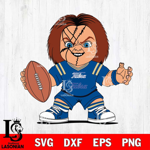 Tulsa Golden Hurricane Chucky Horror 2 Svg Eps Dxf Png File, NCAA svg, Digital Download, Instant Download