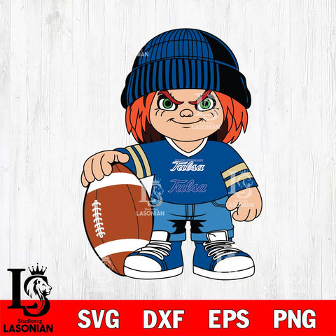 Tulsa Golden Hurricane Chucky Horror 4 Svg Eps Dxf Png File, NCAA svg, Digital Download, Instant Download