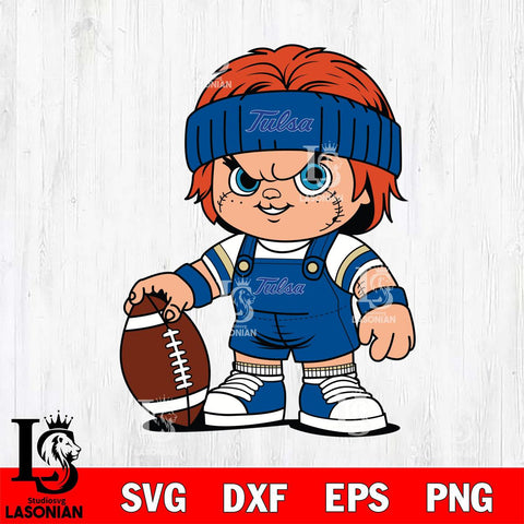 Tulsa Golden Hurricane Chucky Horror 5 Svg Eps Dxf Png File, NCAA svg, Digital Download, Instant Download