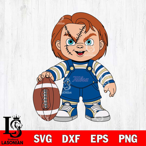 Tulsa Golden Hurricane Chucky Horror 7 Svg Eps Dxf Png File, NCAA svg, Digital Download, Instant Download
