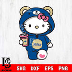 Tulsa Golden Hurricane Cute Hello Kitty Svg Eps Dxf Png File, Digital Download, Instant Download