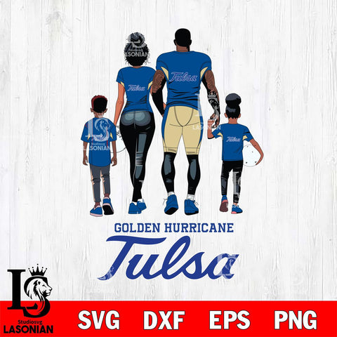 Tulsa Golden Hurricane Family Love Rugby SVG DXF EPS PNG FILE,NCAA SVG, Father day Digital Download,Instant Download, Silhouette