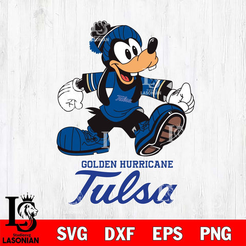 Tulsa Golden Hurricane Goofy Cool Sport SVG DXF EPS PNG FILE,NCAA svg ,Football Digital Download,Instant Download, Silhouette
