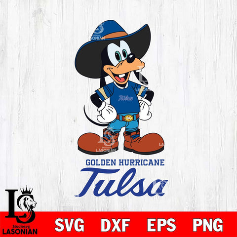 Tulsa Golden Hurricane Goofy Cowboy Sport SVG DXF EPS PNG FILE,NCAA svg ,Football Digital Download,Instant Download, Silhouette