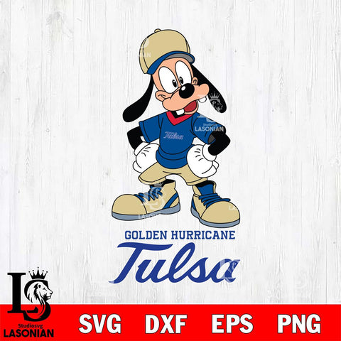Tulsa Golden Hurricane Goofy Sport SVG DXF EPS PNG FILE,NCAA svg ,Football Digital Download,Instant Download, Silhouette