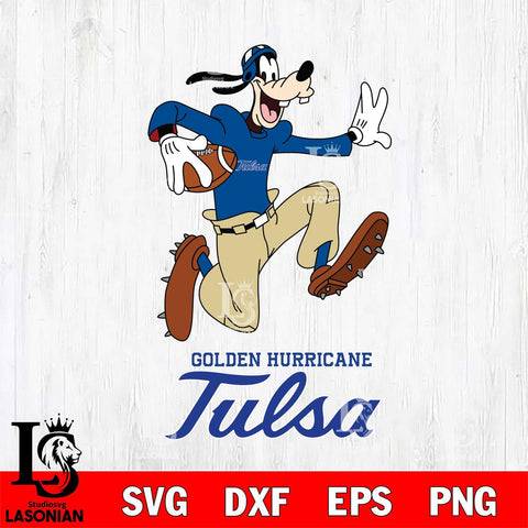 Tulsa Golden Hurricane Goofy rugby Sport SVG DXF EPS PNG FILE,NCAA svg ,Football Digital Download,Instant Download, Silhouette