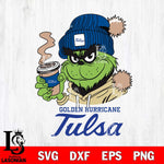 Tulsa Golden Hurricane Grinch Cofffe Hoodie Cut Files Cricut, Svg Dxf Eps Png file, Digital download , Silhouette