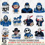 Tulsa Golden Hurricane Halloween Bundle 12 SVG Svg Eps Dxf Png File, NCAA bundle svg, Digital Download, Instant Download