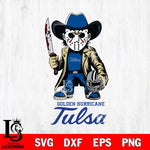 Tulsa Golden Hurricane Jason Voorhees 3 Svg Eps Dxf Png File, Digital Download