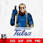 Tulsa Golden Hurricane Jason Voorhees 6 Svg Eps Dxf Png File, Digital Download
