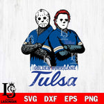 Tulsa Golden Hurricane Jason Voorhees 8 Svg Eps Dxf Png File, Digital Download