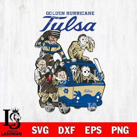 Tulsa Golden Hurricane Jason Voorhees Horror 10 Svg Eps Dxf Png File, NCAA svg, Digital Download, Instant Download