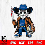 Tulsa Golden Hurricane Jason Voorhees Horror Svg Eps Dxf Png File, NCAA svg, Digital Download, Instant Download