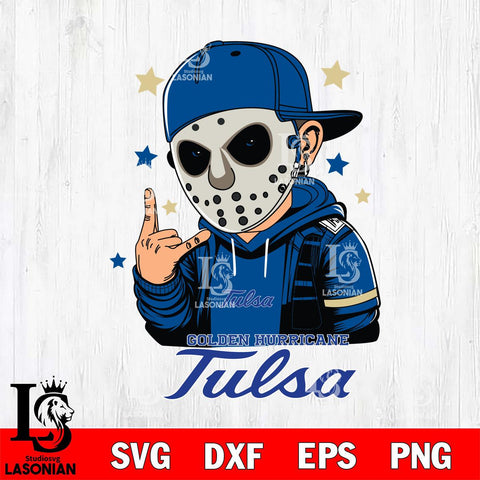 Tulsa Golden Hurricane Jason Voorhees Horror 9 Svg Eps Dxf Png File, NCAA svg, Digital Download, Instant Download