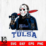 Tulsa Golden Hurricane Jason Voorhees Horror Halloween Svg Eps Dxf Png File, NCAA svg, Digital Download, Instant Download