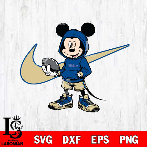 Tulsa Golden Hurricane Mickey Wearing Hoodie Sport Svg Eps Dxf Png File, NCAA svg, Digital Download, Instant Download