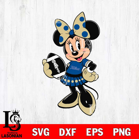 Tulsa Golden Hurricane Minnie Mouse Svg Eps Dxf Png File, NCAA svg, Digital Download, Instant Download