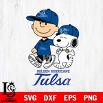 Tulsa Golden Hurricane Peanuts Snoopy Friends SVG DXF EPS PNG FILE,Snoopy File Cut, NCAA Digital Download,Instant Download,Christmas Silhouette