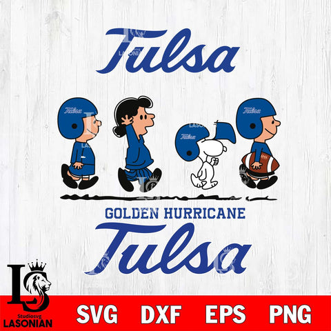 Tulsa Golden Hurricane Snoopy Sport 12 Svg Eps Dxf Png File, Digital Download