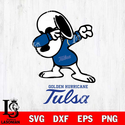 Tulsa Golden Hurricane Snoopy Sport 3 Svg Eps Dxf Png File, Digital Download