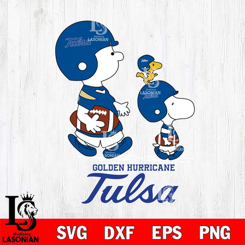 Tulsa Golden Hurricane Snoopy Sport Svg Eps Dxf Png File, Digital Download