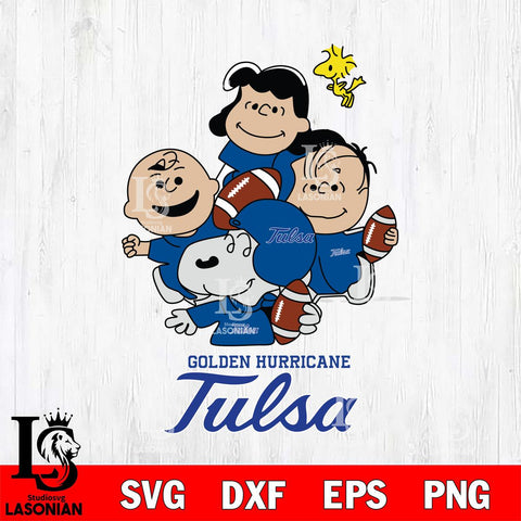 Tulsa Golden Hurricane Snoopy Sport 4 Svg Eps Dxf Png File, Digital Download