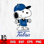 Tulsa Golden Hurricane Snoopy football SVG DXF EPS PNG FILE,Snoopy File Cut, NCAA Digital Download,Instant Download,Christmas Silhouette