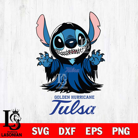 Tulsa Golden Hurricane Stitch Ghost Svg Eps Dxf Png File, NCAA svg, Digital Download, Instant Download