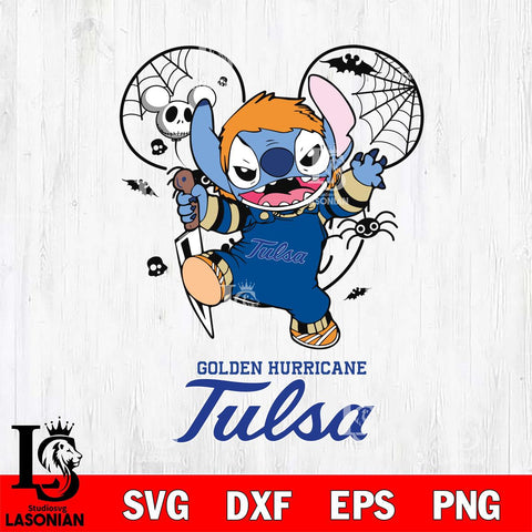 Tulsa Golden Hurricane Stitch Michael Halloween Svg Eps Dxf Png File, Digital Download, Instant Download