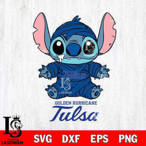 Tulsa Golden Hurricane Stitch Mummy Svg Eps Dxf Png File, NCAA svg, Digital Download, Instant Download