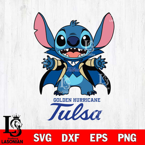 Tulsa Golden Hurricane Stitch Vampire halloween Svg Eps Dxf Png File, NCAA svg, Digital Download, Instant Download