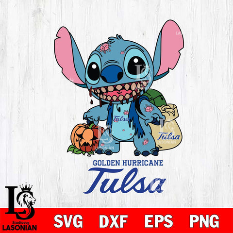 Tulsa Golden Hurricane Stitch Zombie Svg Eps Dxf Png File, NCAA svg, Digital Download, Instant Download