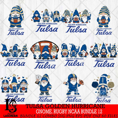 Tulsa Golden Hurricane  Gnome Football NCAA Bundle File Cut, NCAA SVG, Digital Download , Criucut , Silhouette