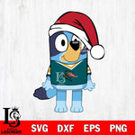UAB Blazers Bluey Dog Christmas Svg Eps Dxf Png File, Digital Download, Instant Download