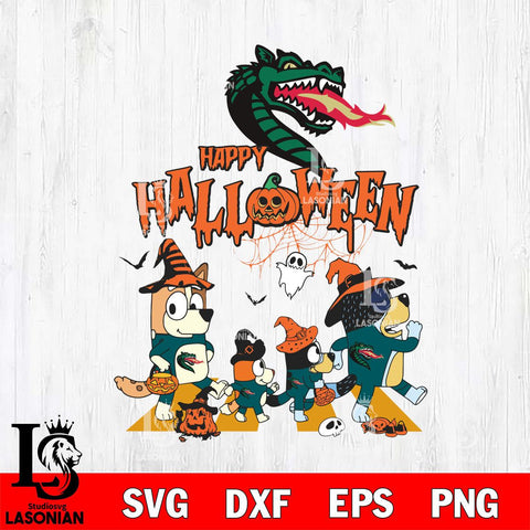 UAB Blazers Bluey Halloween Family Svg Eps Dxf Png File, Digital Download, Instant Download