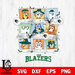 UAB Blazers Bluey Halloween Sport Svg Eps Dxf Png File, Digital Download, Instant Download