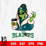 UAB Blazers Boujee Grinch Girls Christmas Cut Files Cricut, Svg Dxf Eps Png file, Digital download , Silhouette