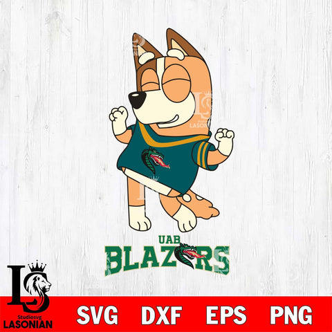 UAB Blazers Chilli Dance Sport Svg Eps Dxf Png File, Digital Download, Instant Download