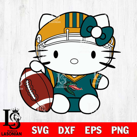UAB Blazers Cute Hello Kitty Football 5 Svg Eps Dxf Png File, NCAA svg, Digital Download, Instant Download