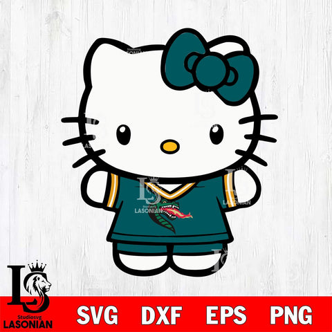 UAB Blazers Cute Hello Kitty Football 6 Svg Eps Dxf Png File, NCAA svg, Digital Download, Instant Download