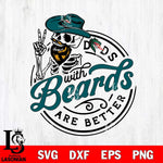 UAB Blazers Dad With Beard Are Better Svg Eps Dxf Png File, Digital Download, Instant Download