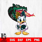 UAB Blazers Fancy Daisy Duck Disney Svg Eps Dxf Png File, Digital Download, Instant Download