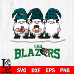 UAB Blazers Gnomes Coffee Svg Eps Dxf Png File, Digital Download, Instant Download