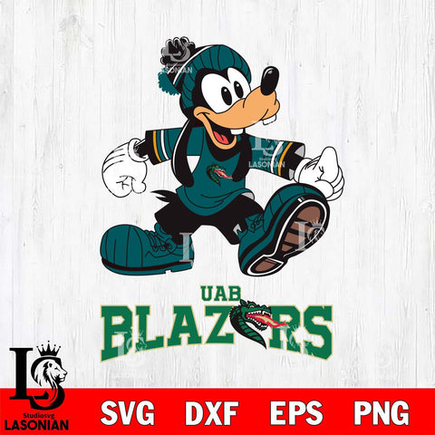 UAB Blazers Goofy Cool Sport SVG DXF EPS PNG FILE,NCAA svg ,Football Digital Download,Instant Download, Silhouette