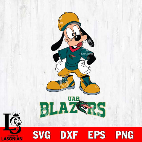 UAB Blazers Goofy Sport SVG DXF EPS PNG FILE,NCAA svg ,Football Digital Download,Instant Download, Silhouette