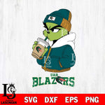 UAB Blazers Grinch Bougie Christmas Cut Files Cricut, Svg Dxf Eps Png file, Digital download , Silhouette