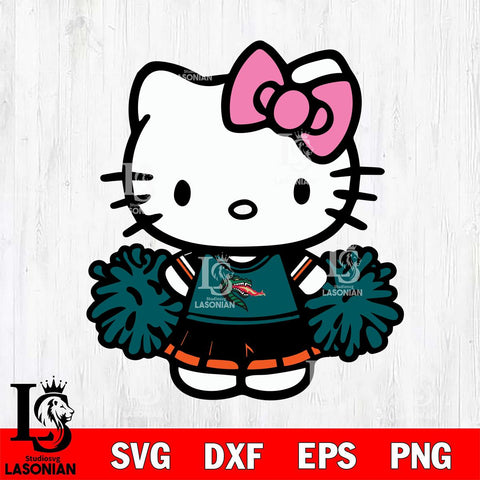 UAB Blazers Hello Kitty Cheerleader 2 Svg Eps Dxf Png File, Digital Download, Instant Download