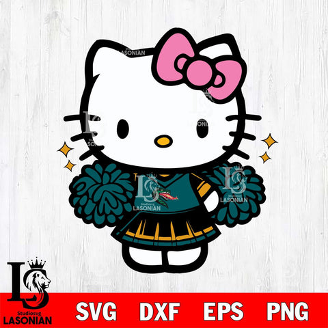 UAB Blazers Hello Kitty Cheerleader Svg Eps Dxf Png File, Digital Download, Instant Download