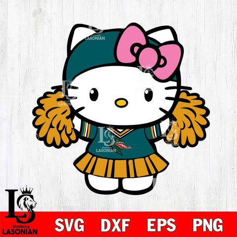 UAB Blazers Hello Kitty Cheerleader 5 Svg Eps Dxf Png File, Digital Download, Instant Download