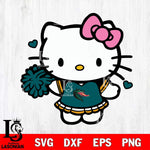 UAB Blazers Hello Kitty Cheerleader 6 Svg Eps Dxf Png File, Digital Download, Instant Download